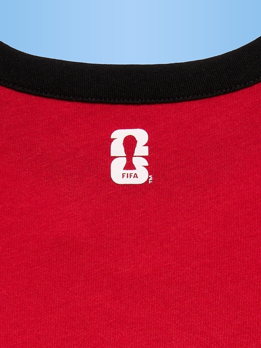 Image number 3 showing, FIFA World Cup 26™ England Smocked Graphic T-Shirt for Girls