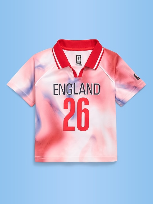 Image number 2 showing, FIFA World Cup 26™ England Unisex Lifestyle Collared Jersey T-Shirt for Toddler