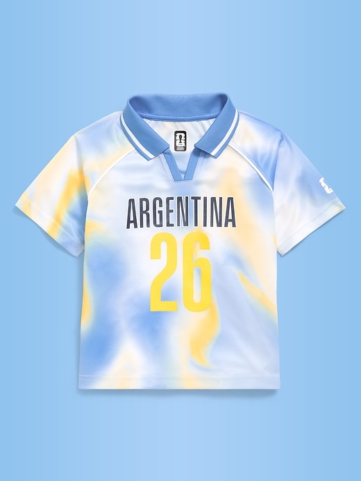 Image number 2 showing, FIFA World Cup 26™ Argentina Unisex Lifestyle Collared Jersey T-Shirt for Toddler