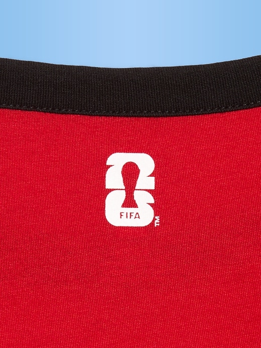 Image number 4 showing, FIFA World Cup 26™ England Smocked Graphic T-Shirt for Women