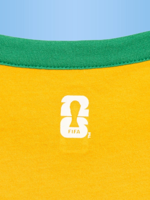 Image number 4 showing, FIFA World Cup 26™ Brazil Smocked Graphic T-Shirt for Women