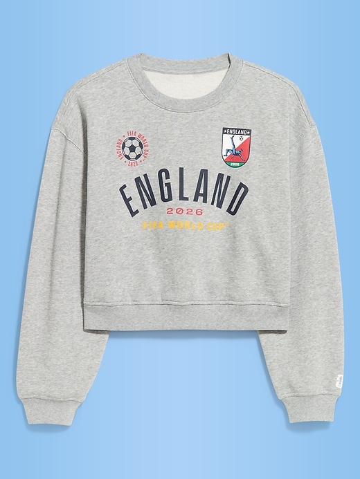 Image number 3 showing, FIFA World Cup 26™ England Oversized Graphic Sweatshirt for Women