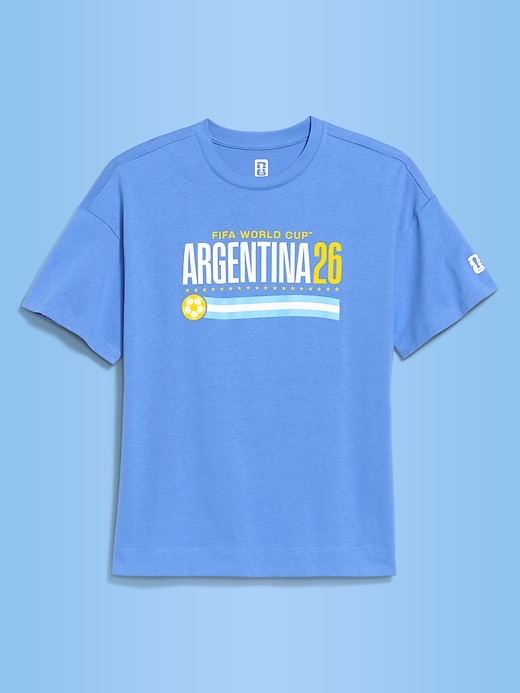 Image number 3 showing, FIFA World Cup 26™ Argentina Vintage Crew-Neck T-Shirt for Women
