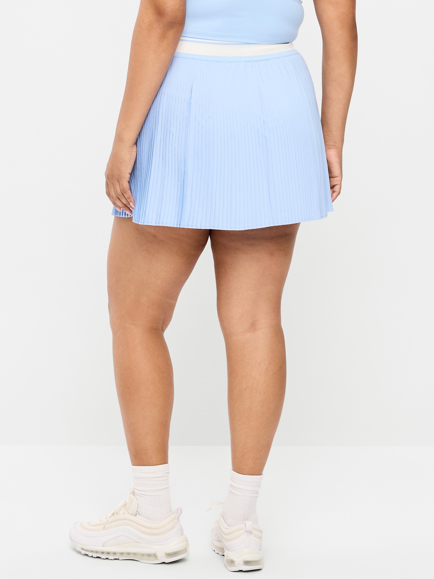 Extra High-Waisted Micro-Pleated Skort