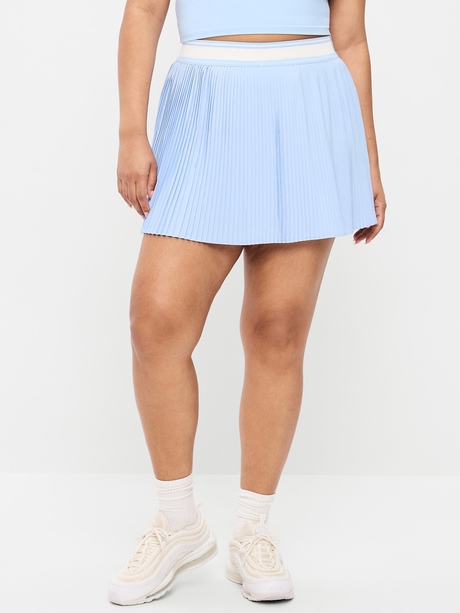 Extra High-Waisted Micro-Pleated Skort