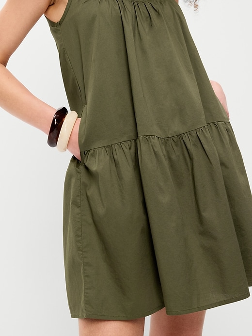 Image number 6 showing, Drop-Waist Swing Mini Dress