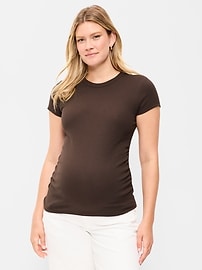 Image number 1 showing, Maternity Snug Short-Sleeve T-Shirt