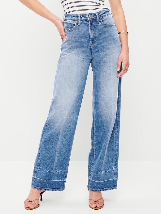 Image number 2 showing, Extra High-Waisted Wide-Leg Jeans