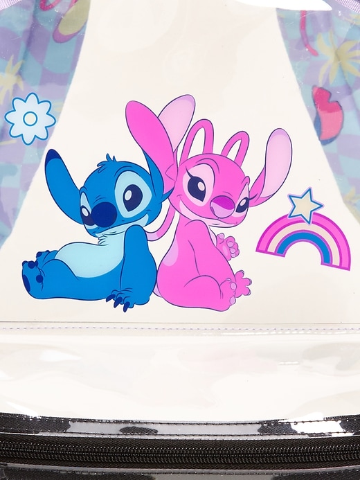 Image number 2 showing, Disney© Stitch and Angel Clear Backpack for Kids