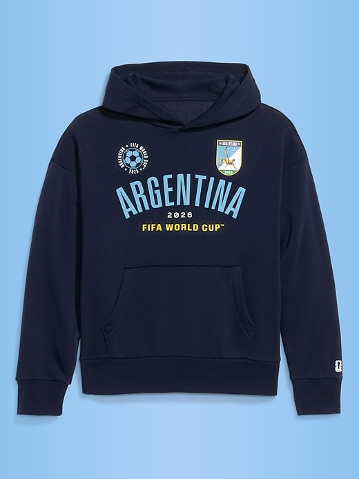 Image number 3 showing, FIFA World Cup 26™ Argentina Oversized Pullover Hoodie for Men