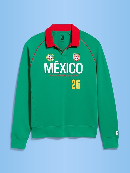 Image number 3 showing, FIFA World Cup 26™ Mexico Dynamic Fleece Collared Graphic Sweatshirt for Men