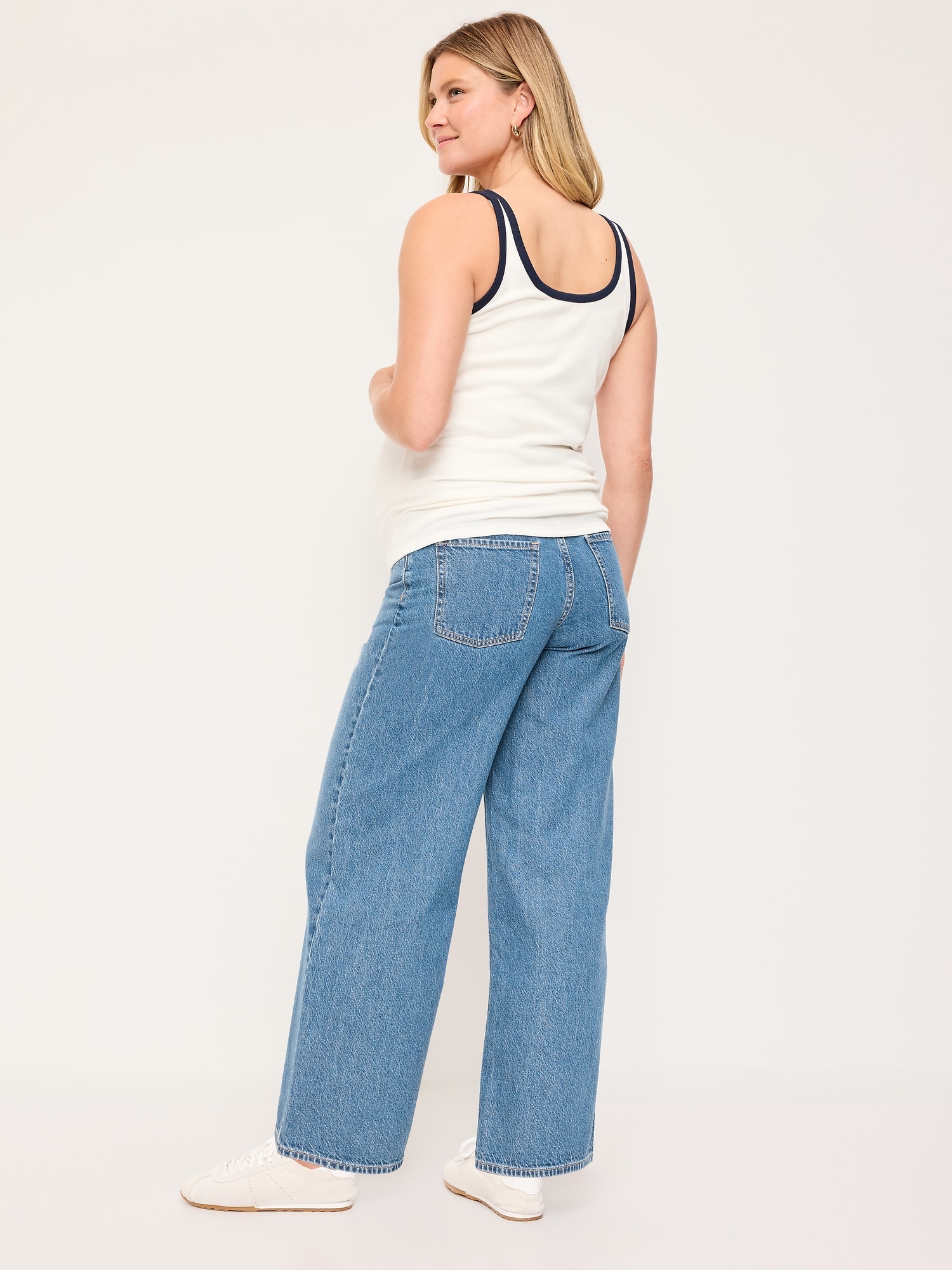 Maternity Full-Panel Wow Baggy Jeans