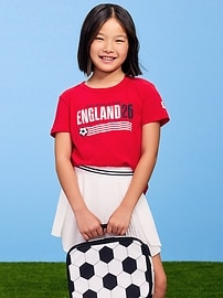 Image number 1 showing, FIFA World Cup 26™ England Graphic T-Shirt for Girls