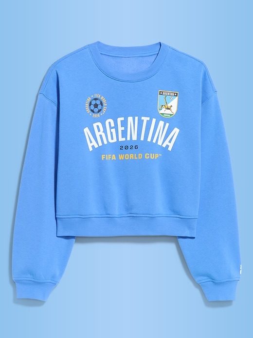 Image number 3 showing, FIFA World Cup 26™ Argentina Oversized Graphic Sweatshirt for Women