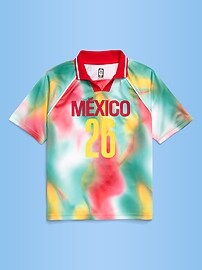 Image number 2 showing, FIFA World Cup 26™ Mexico Lifestyle Collared Jersey T-Shirt for Kids