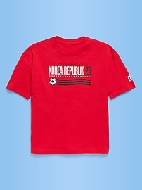 Image number 1 showing, FIFA World Cup 26™ Korea Republic Oversized Graphic T-Shirt for Boys