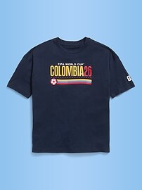 Image number 1 showing, FIFA World Cup 26™ Colombia Oversized Graphic T-Shirt for Boys