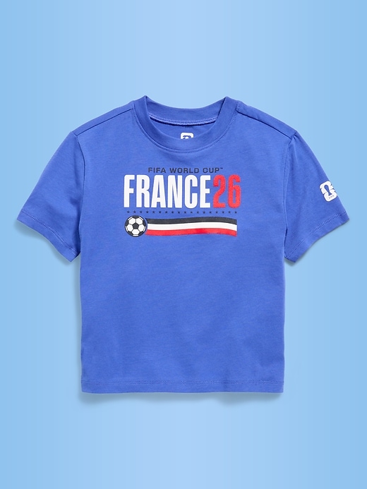 Image number 1 showing, FIFA World Cup 26™ France Oversized Unisex Graphic T-Shirt for Toddler