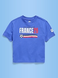 Image number 1 showing, FIFA World Cup 26™ France Oversized Unisex Graphic T-Shirt for Toddler