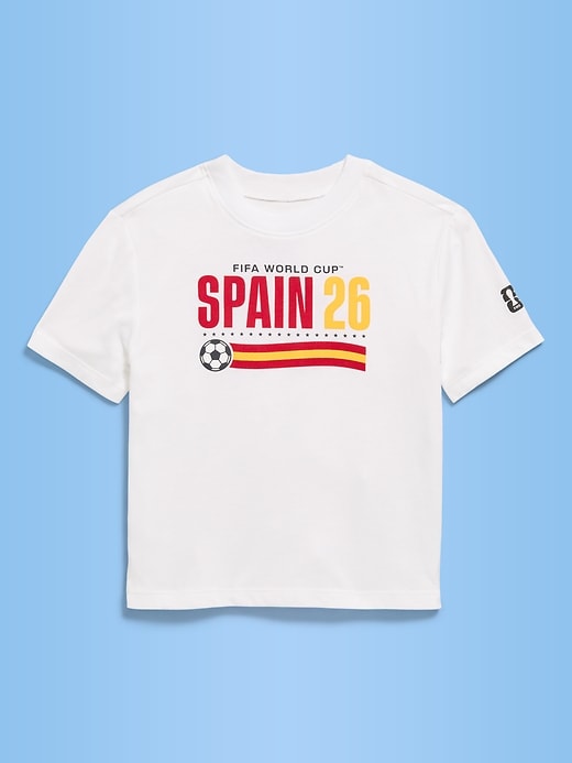 Image number 1 showing, FIFA World Cup 26™ Spain Oversized Unisex Graphic T-Shirt for Toddler