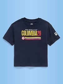 Image number 1 showing, FIFA World Cup 26™ Colombia Oversized Unisex Graphic T-Shirt for Toddler