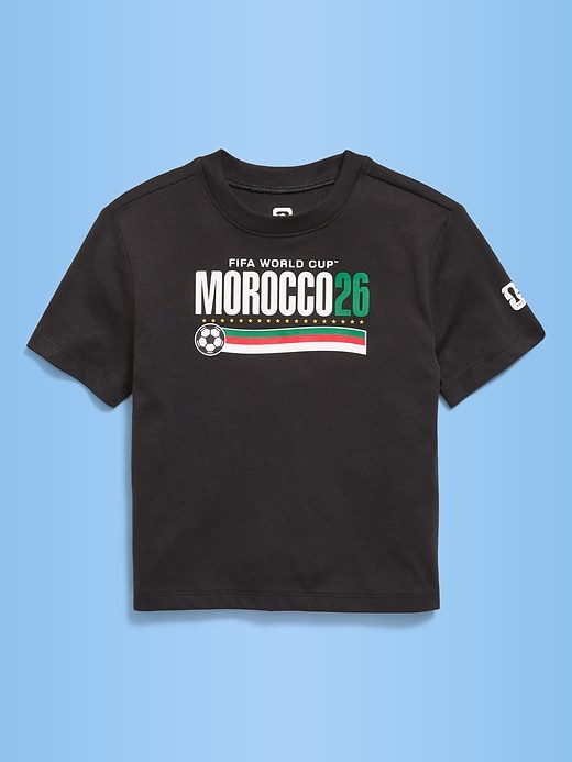 Image number 1 showing, FIFA World Cup 26™ Morocco Oversized Unisex Graphic T-Shirt for Toddler