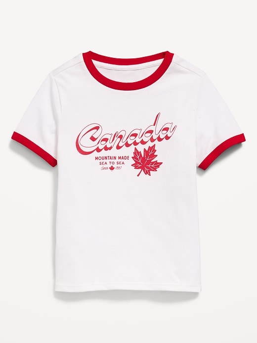 Image number 1 showing, Short-Sleeve Unisex Graphic T-Shirt for Toddler