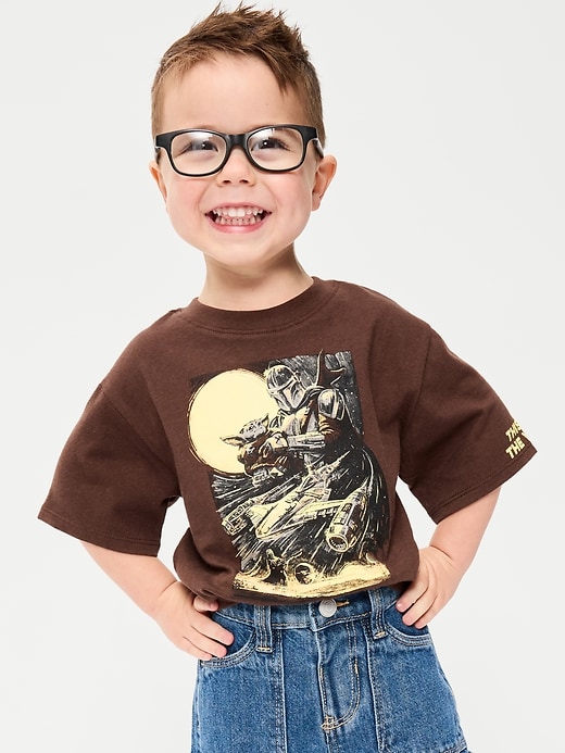 Image number 1 showing, Star Wars™ Oversized Unisex Graphic T-Shirt for Toddler