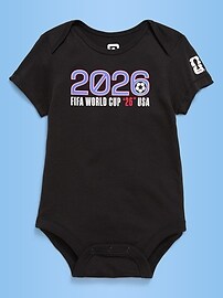 Image number 1 showing, FIFA World Cup 26™ Graphic Bodysuit for Baby