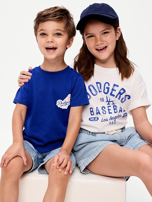 Image number 4 showing, Los Angeles Dodgers Gender-Neutral Pullover Hoodie for Kids