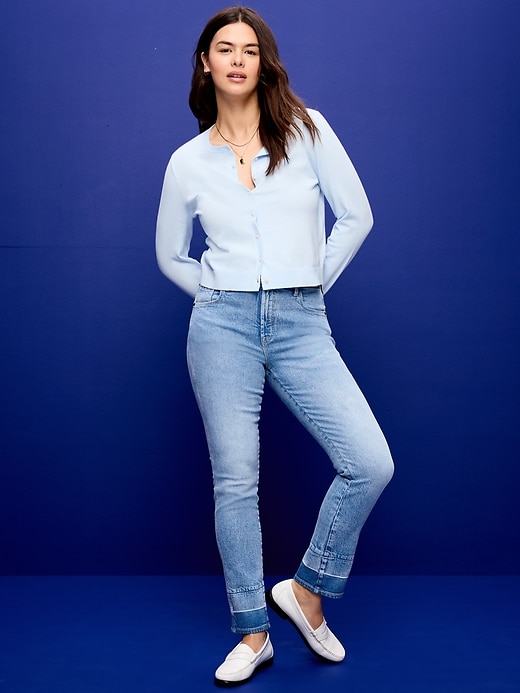 Image number 6 showing, High-Waisted Vintage Slim Jeans