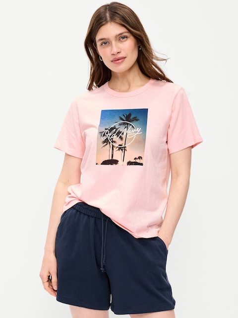 EveryWear Crew-Neck Logo-Graphic T-Shirt