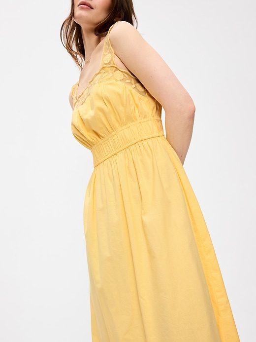 Image number 5 showing, Fit & Flare Smocked-Waist Midi Dress