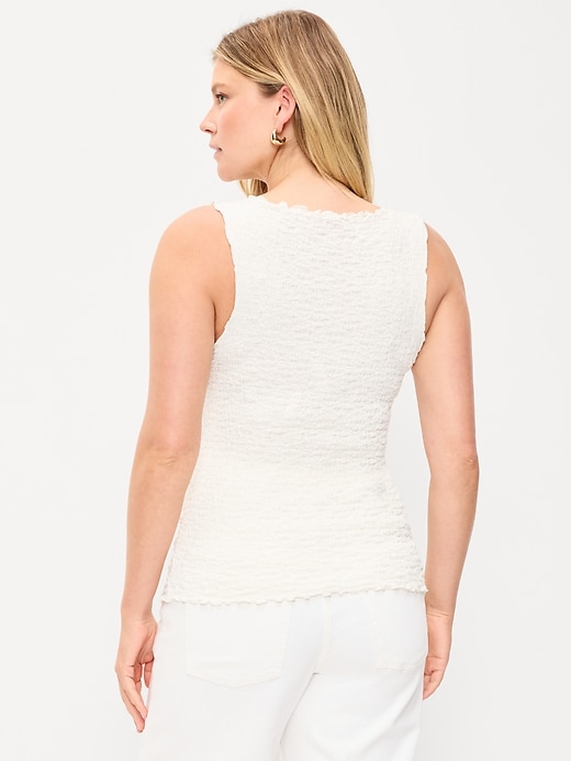 Image number 2 showing, Maternity Texured High-Neck Tank Top