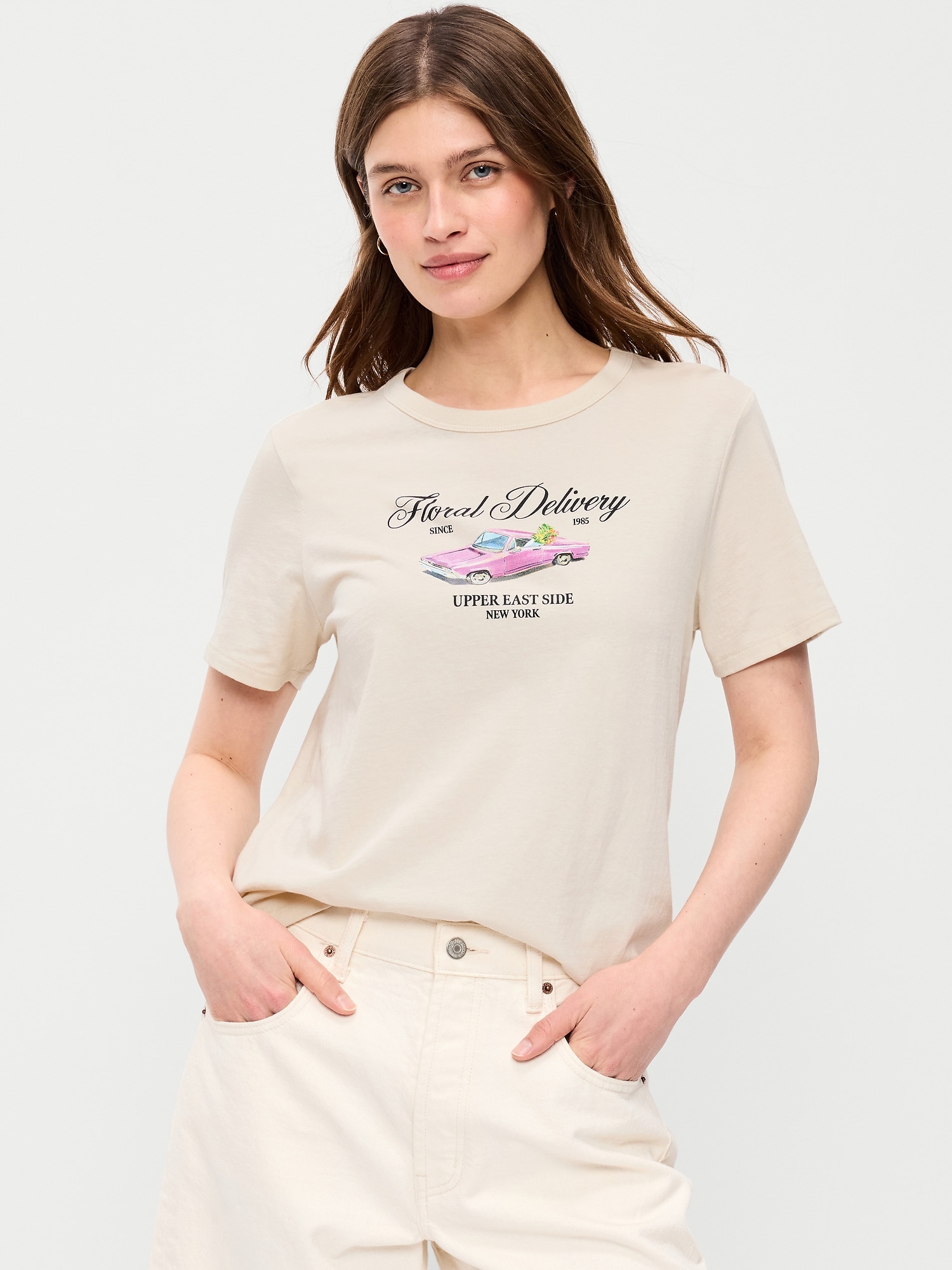 EveryWear Crew-Neck Graphic T-Shirt