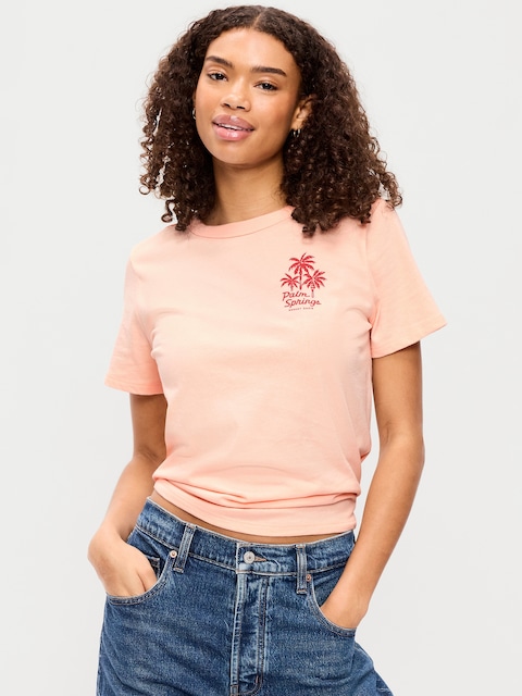 EveryWear Crew-Neck Graphic T-Shirt