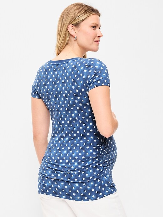 Image number 2 showing, Maternity Scoop-Neck T-Shirt