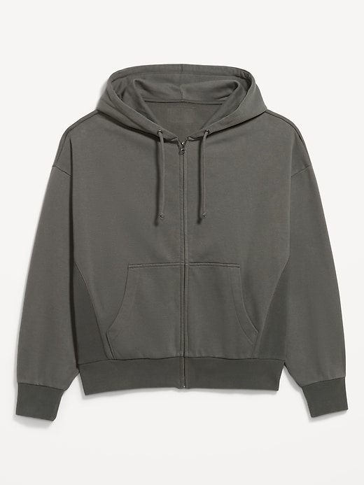 Image number 1 showing, Oversized Heavyweight Full-Zip Rotation Hoodie
