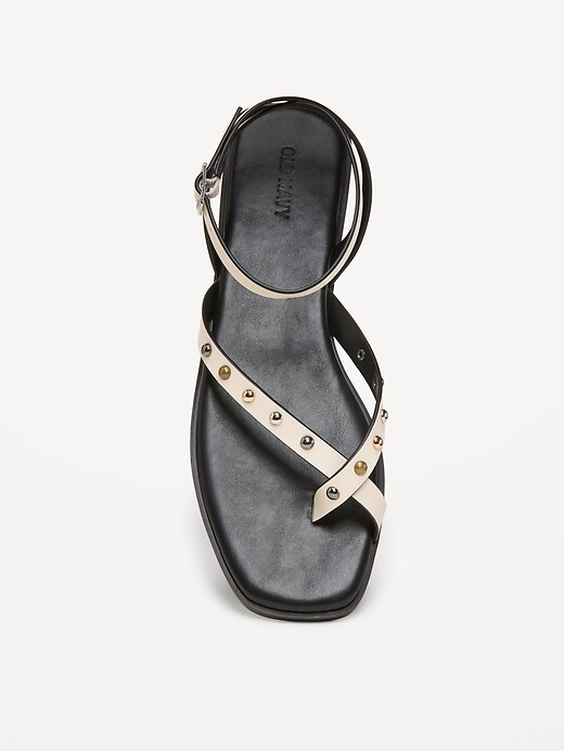 Image number 2 showing, Studded Toe-Strap Sandals