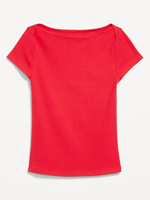 Image number 4 showing, Snug Boatneck T-Shirt