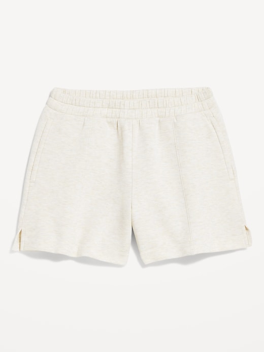 Image number 8 showing, High-Waisted Bounce Fleece Shorts -- 5-inch inseam