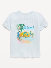 Image number 1 showing, Short-Sleeve Graphic T-Shirt for Girls