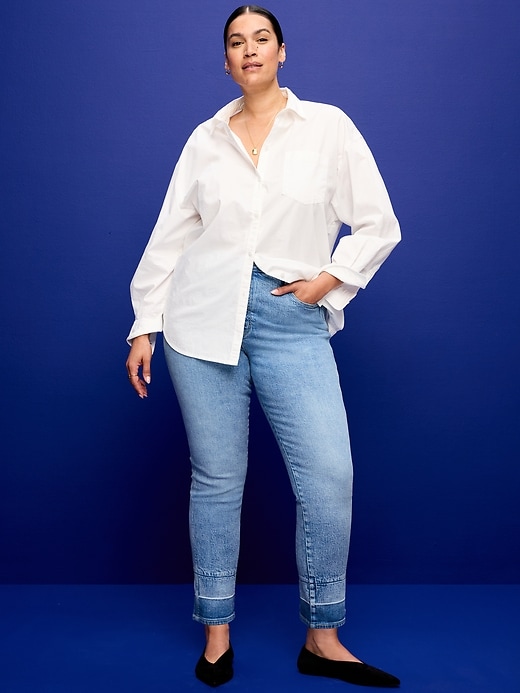Image number 8 showing, High-Waisted Vintage Slim Jeans