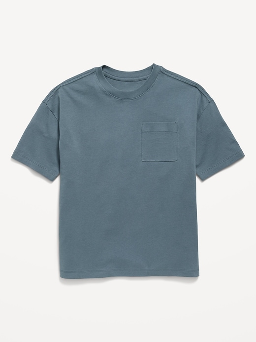 Image number 1 showing, Oversized Short-Sleeve Pocket T-Shirt for Boys