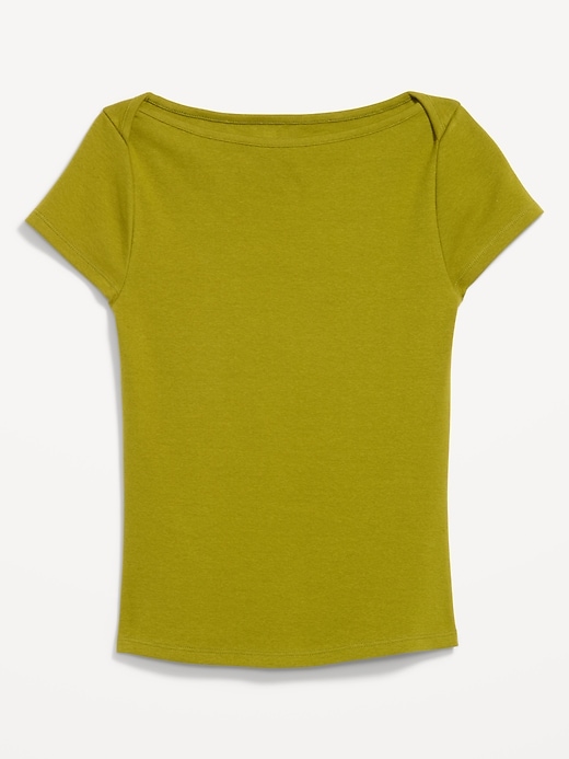 Image number 4 showing, Snug Boatneck T-Shirt