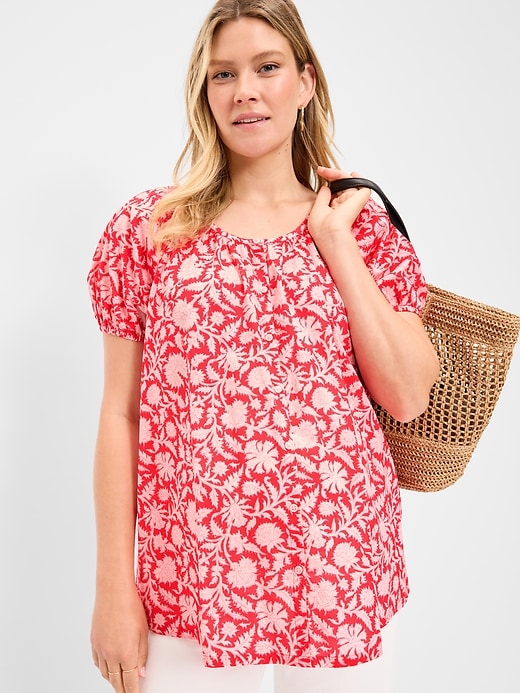 Image number 3 showing, Maternity Airy Button-Down Top