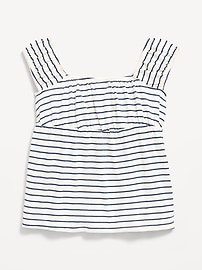 Image number 3 showing, Printed Short-Sleeve Scallop-Trim Top for Girls
