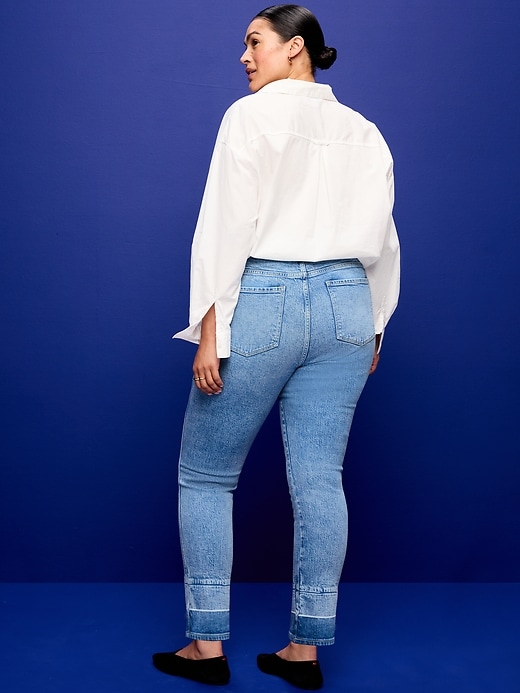 Image number 9 showing, High-Waisted Vintage Slim Jeans