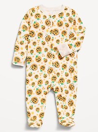 Image number 1 showing, 2-Way-Zip Sleep & Play Footed One-Piece for Baby