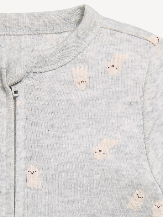 Image number 2 showing, 2-Way-Zip Sleep & Play Footed One-Piece for Baby